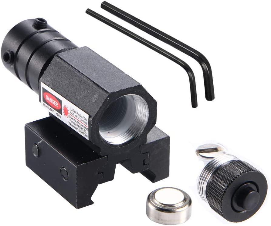 JahyShow Tactical Red Dot Laser Sight Tactical for 20mm Rail with Alan