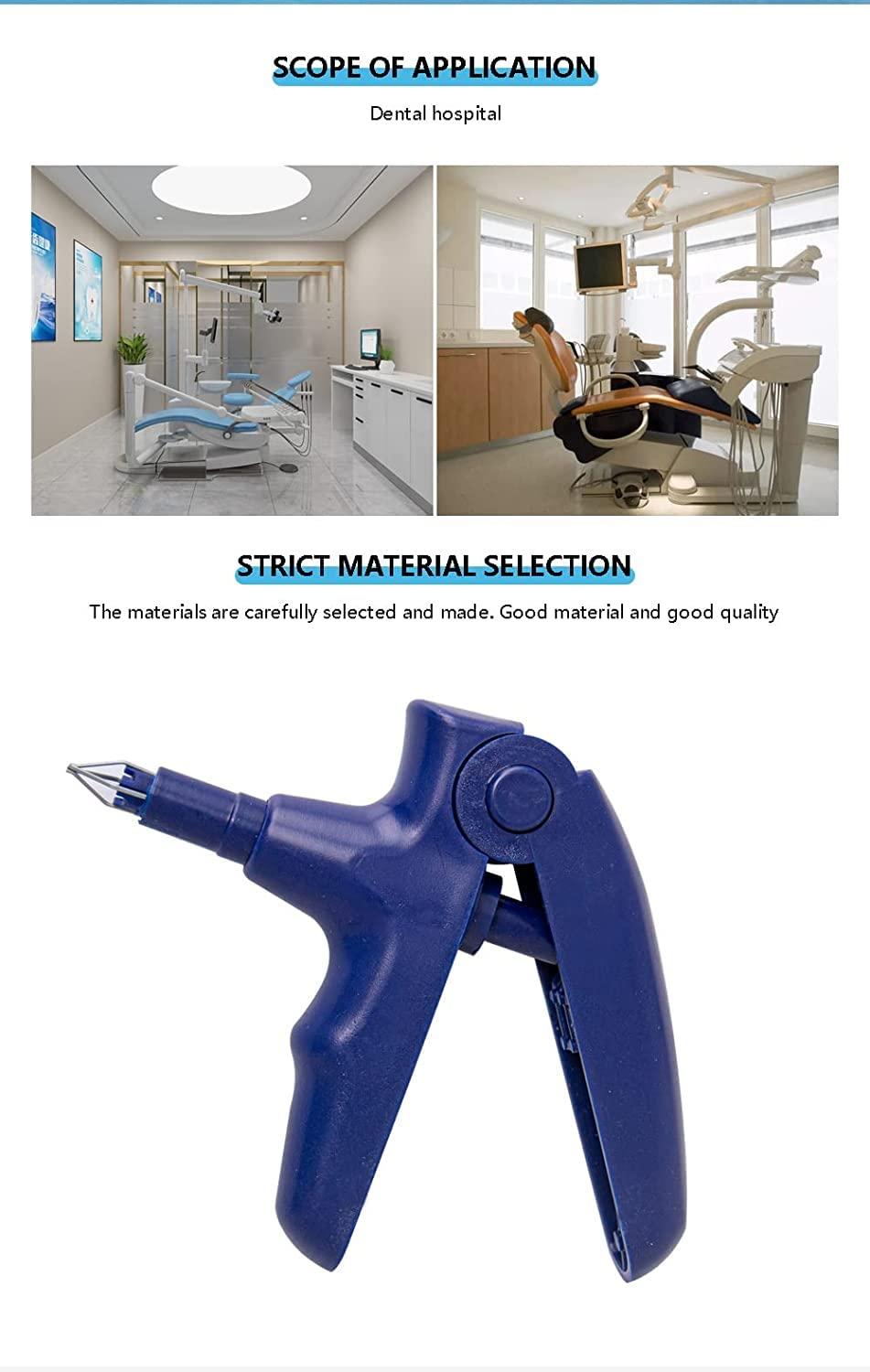 Dental Orthodontic Braces Rubber Band Tool Kit with Ligature Ties & Gun