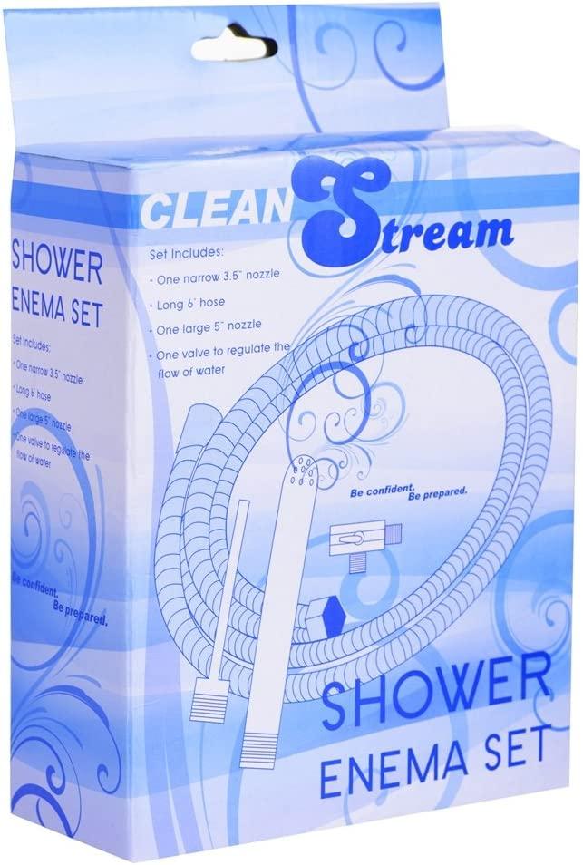 Cleanstream Shower Enema System Complete 4 Piece Set for Effective