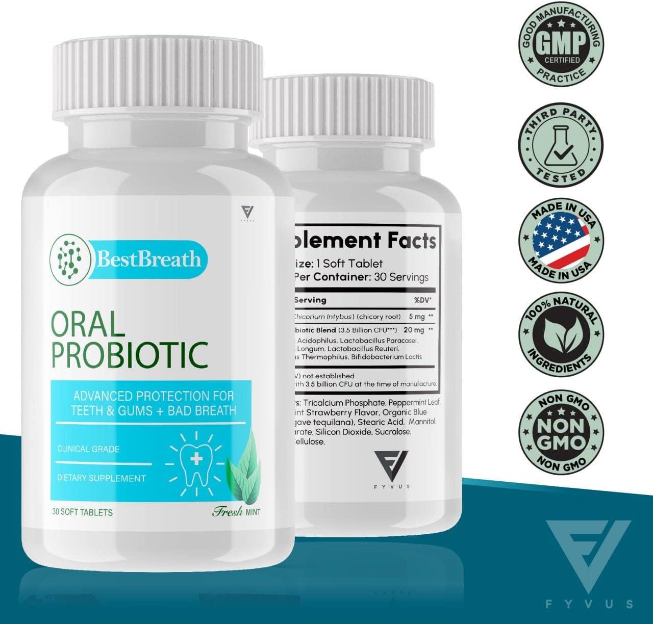 Best Breath Oral Probiotic Mints for Bad Breath Dental Probiotics for