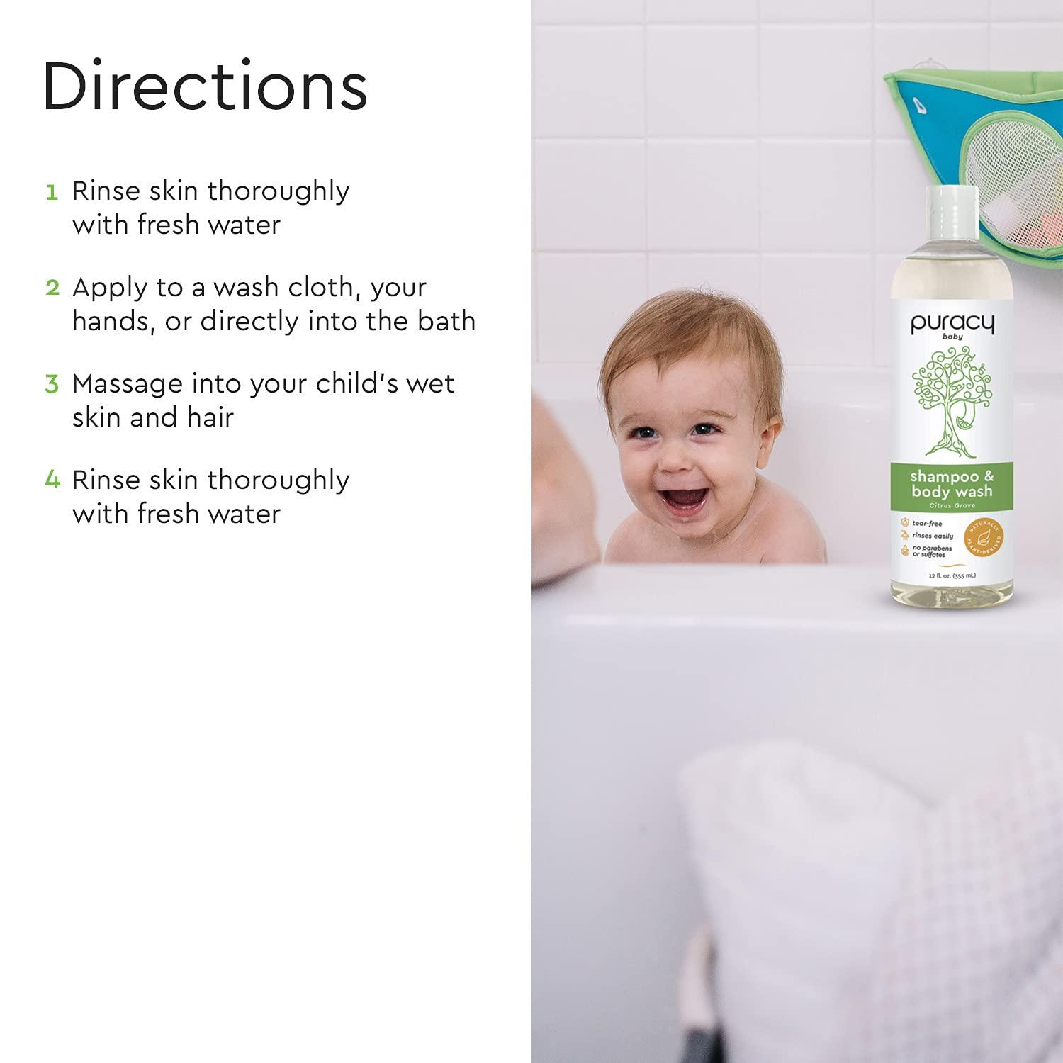 Puracy Shampoo & Body Wash for Children Perfect Skin, Pure