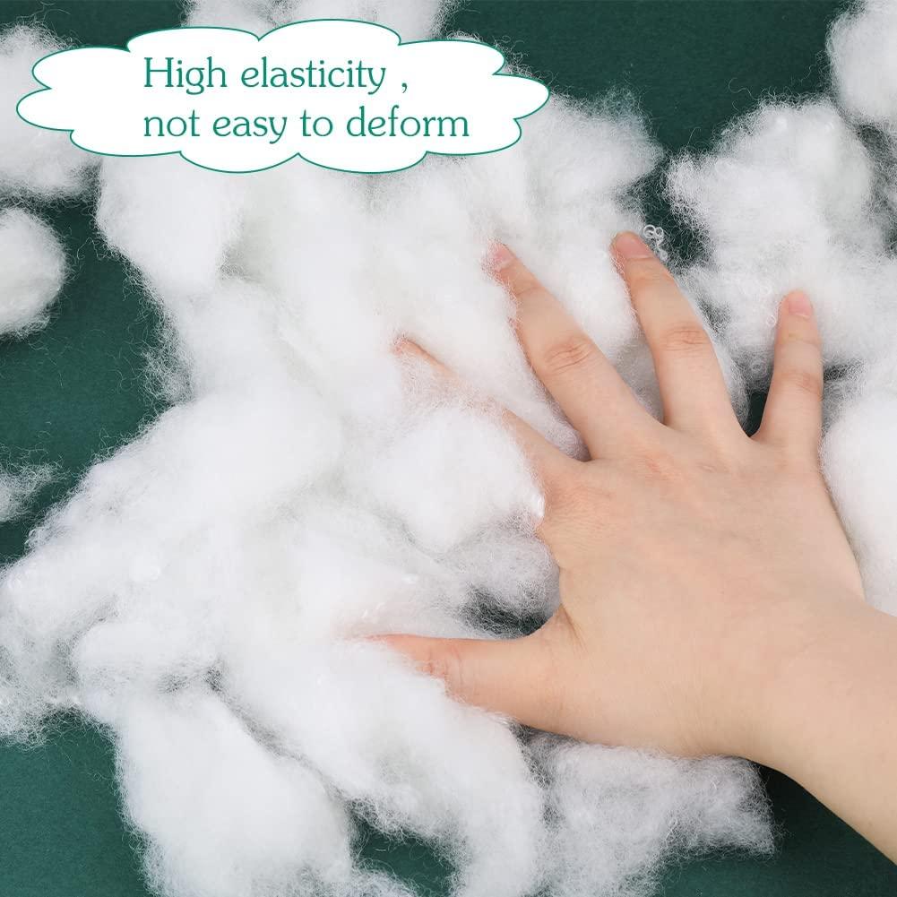 800g/28.2oz Polyester Fiber Fill, Premium Fiber Fill Stuffing, Fluff