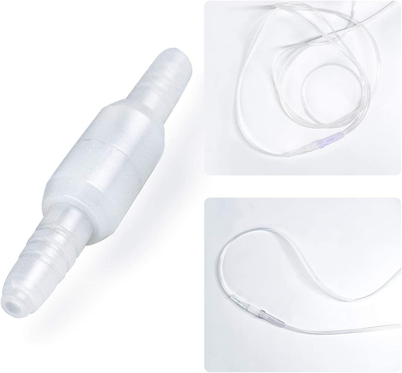 5Pack Oxygen Tubing Swivel Connectors Prevent Tangling and Easily Connect Oxygen Tubes