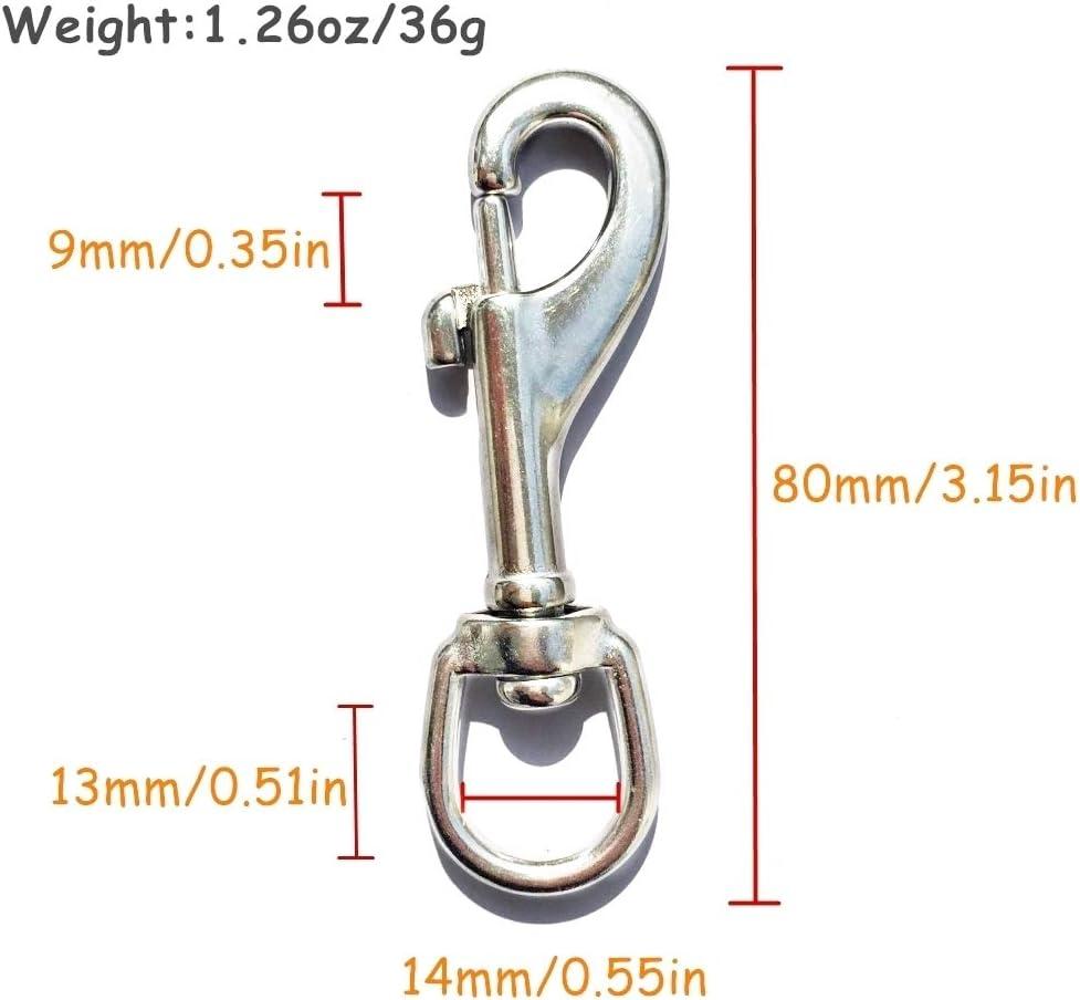 Scuba Choice Boat Marine Grade Clip Stainless Steel Swivel Eye Bolt Snap, 3 1/4