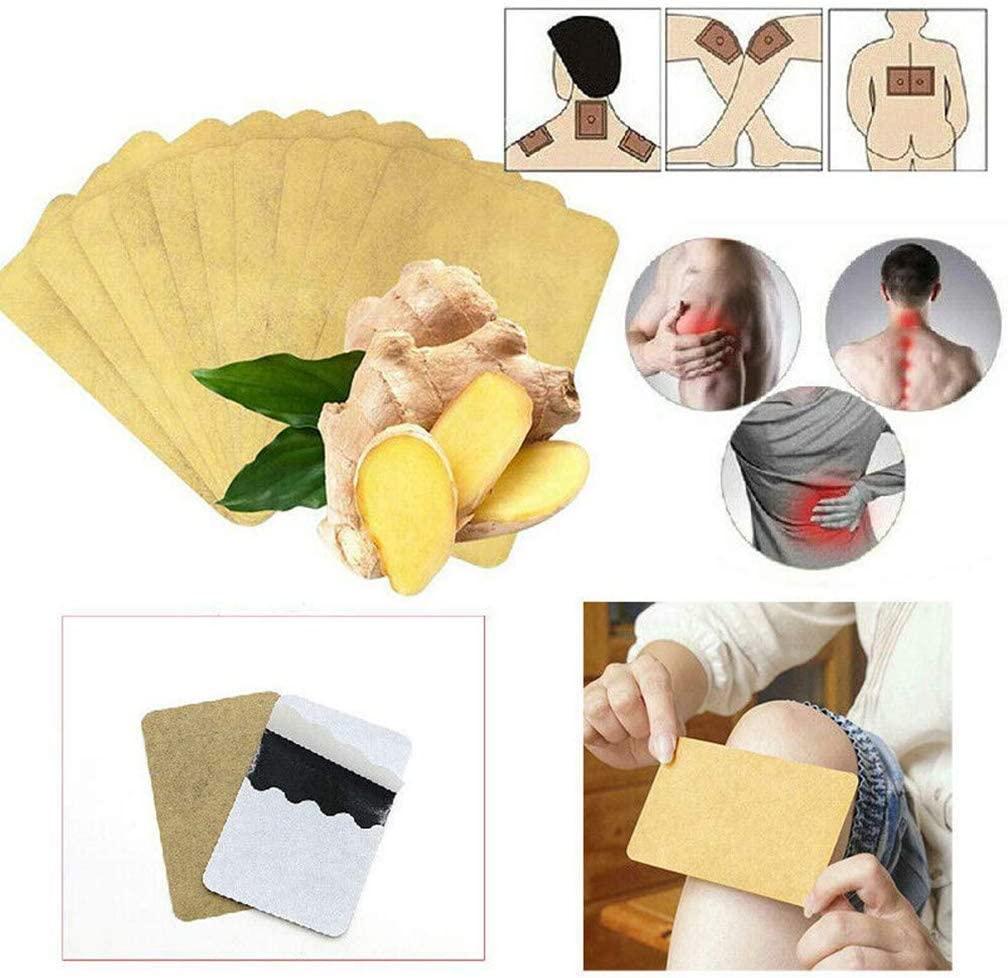 50 Pcs Herbal Ginger Patch for Blood Circulation, Pain Relief, Improved Sleep Natural Solution