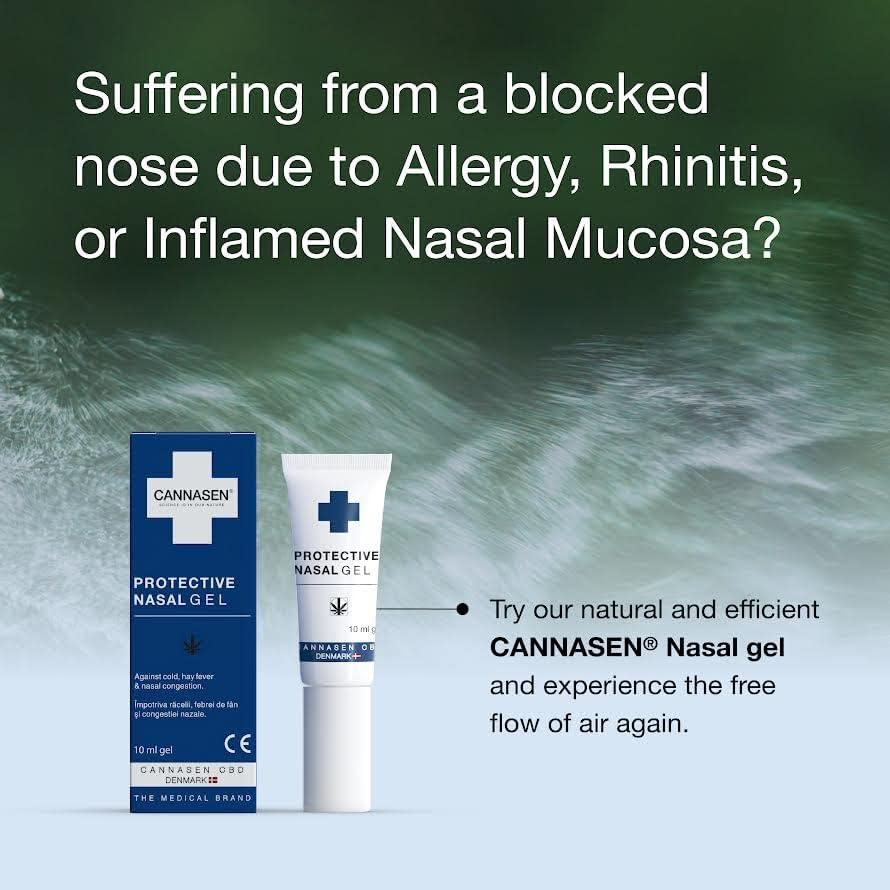CANNASEN Protective Nasal Gel Sinus Relief Moistening Effect for