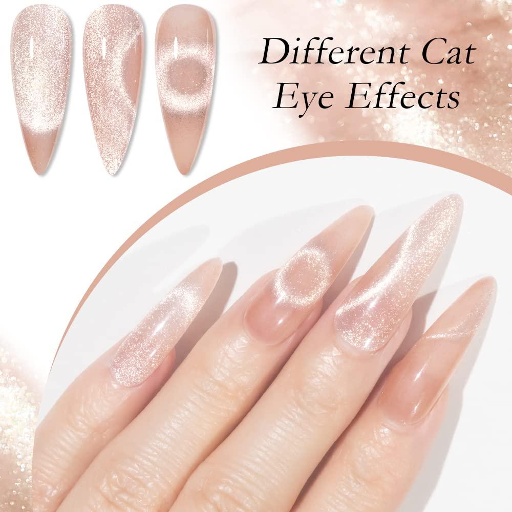 MIZHSE Cat Eye Gel Nail Polish with Magnet Stick Smoothies Wide Cat's –  EveryMarket