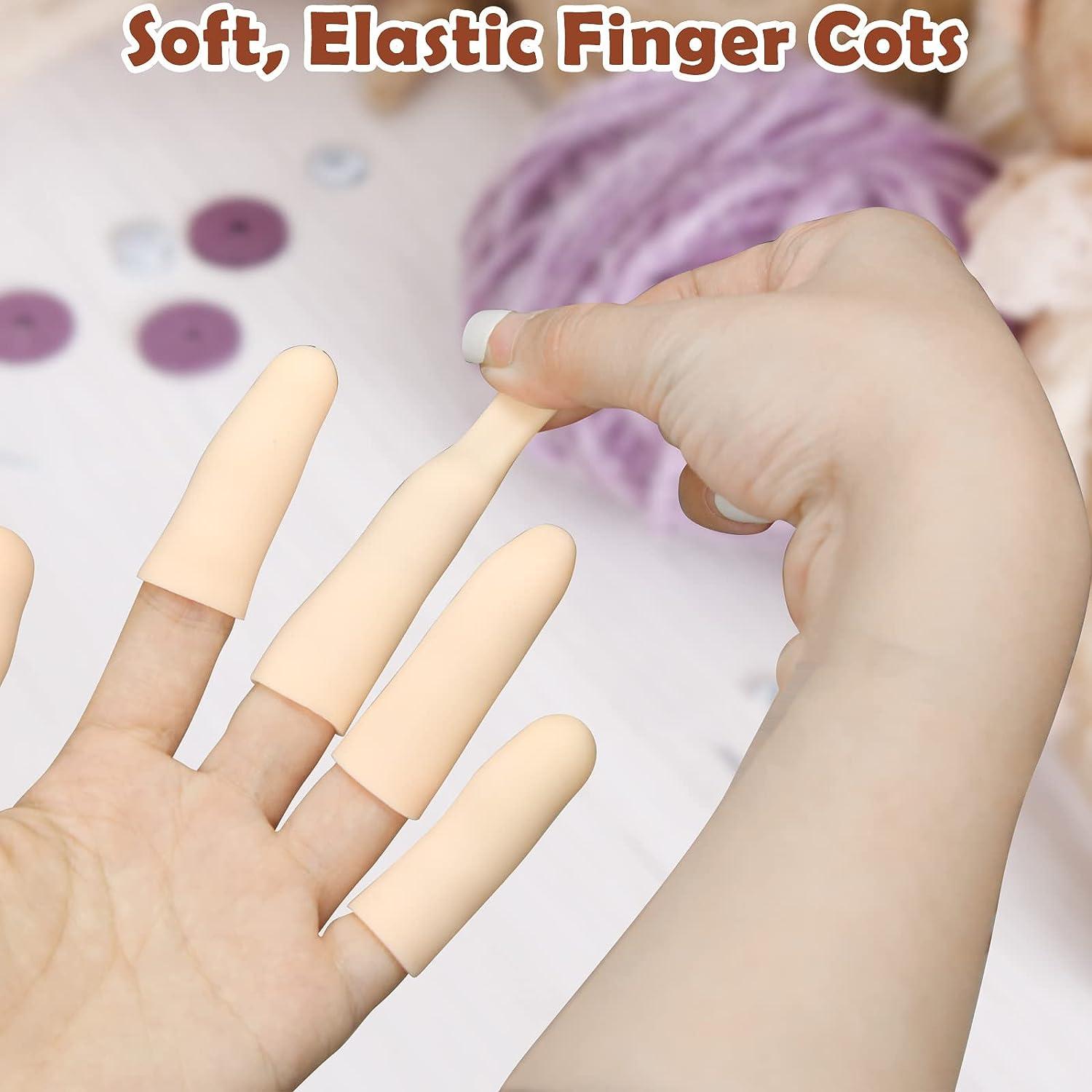 20Pcs Gel Finger Cots Thumb Protector, Silicone Finger Sleeves