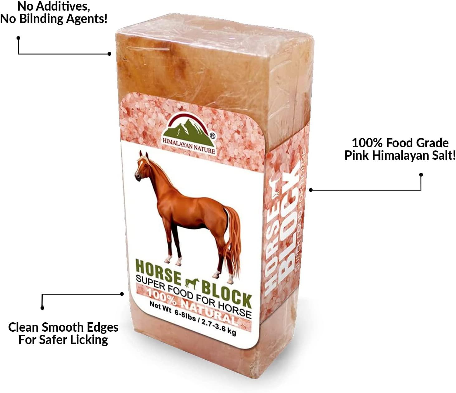 Himalayan Nature Licking Salt for Horse 2 Pack, Pink Pack of 2