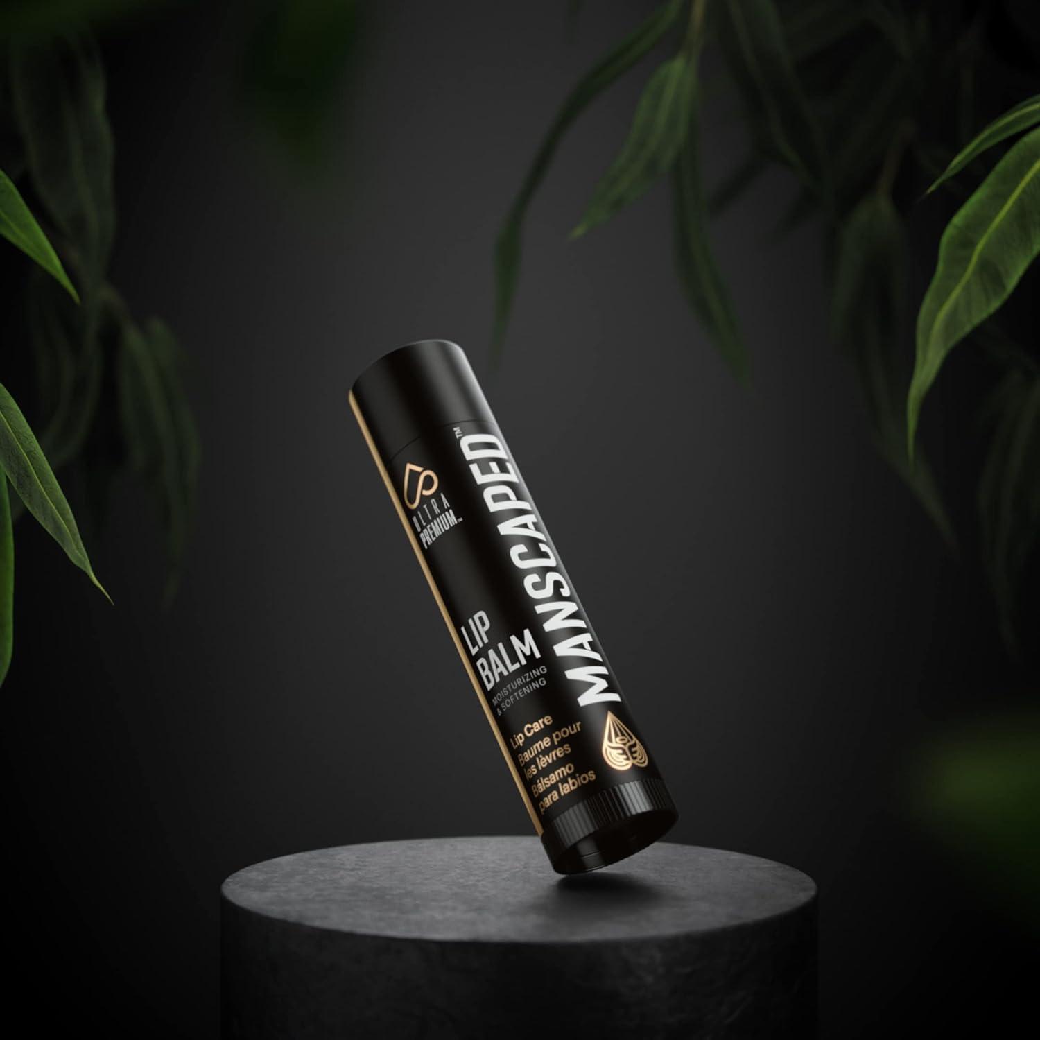 MANSCAPED Moisturizing and Soothing Lip Balm Infused with Vitamin E Peppermint Oil and