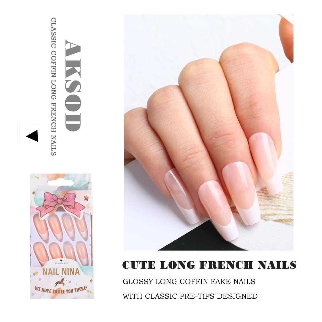 Long nails card -  France