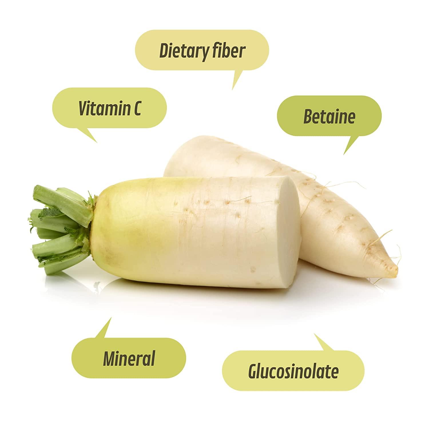 Korean Premium Dried & Sliced Daikon Radish 6 Ounce from Jeju Island