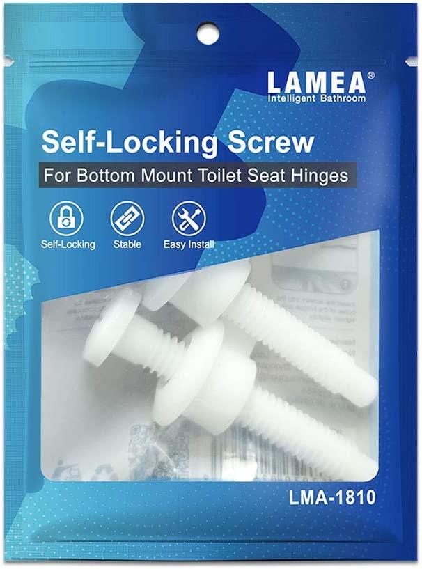 Toilet Seat Parts Including Screw and Nut For Top Mount Toilet