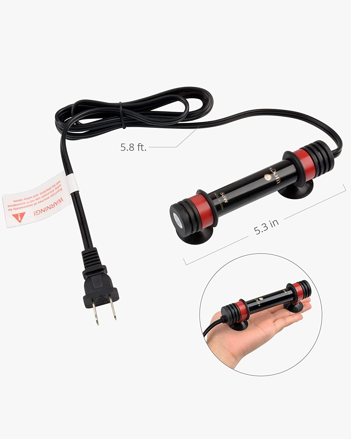 NICREW Preset Aquarium Heater, Submersible Fish Tank Heater with