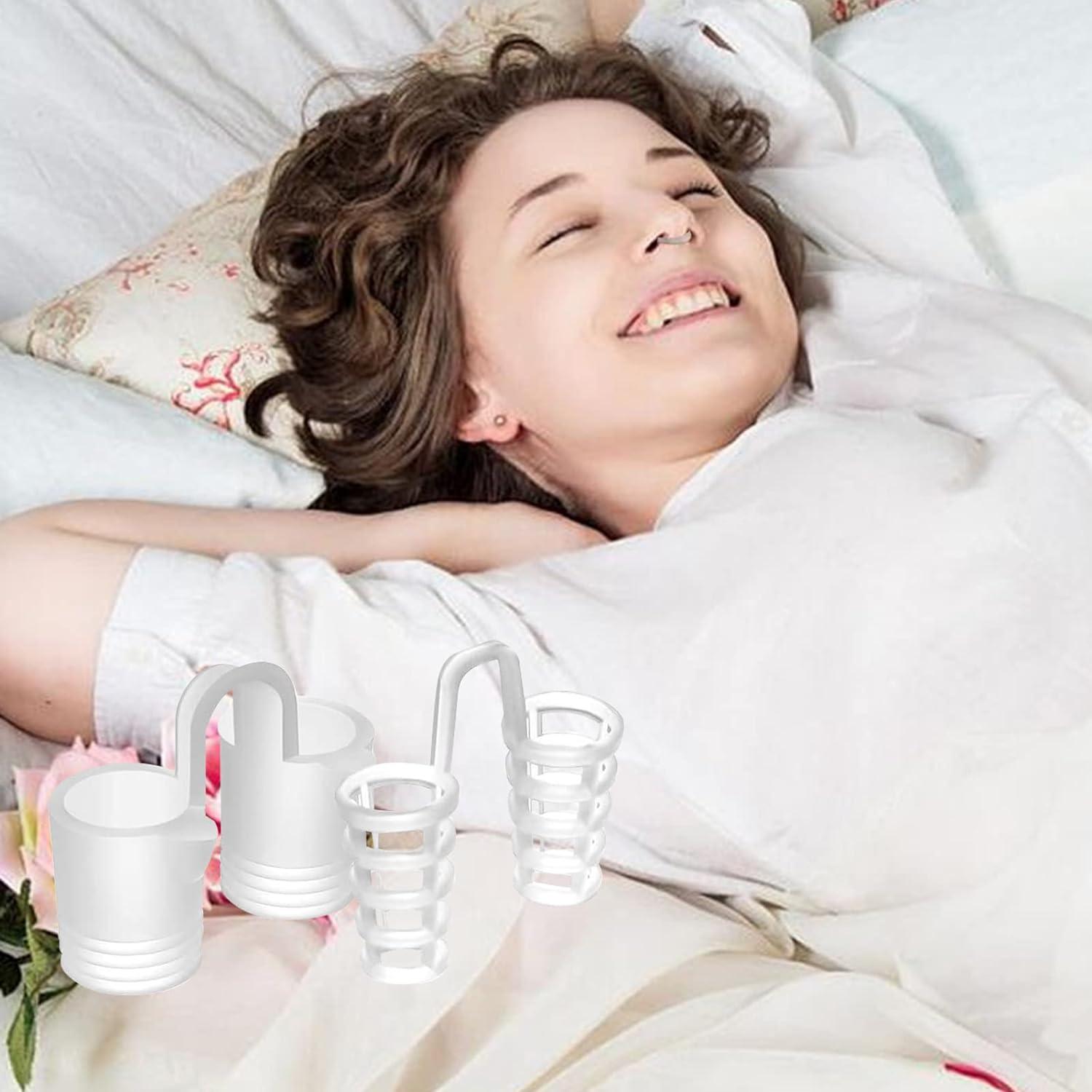 Yuzhou 8 PCS Silicone Nose Vents Nasal Breathers Anti Snoring Clips