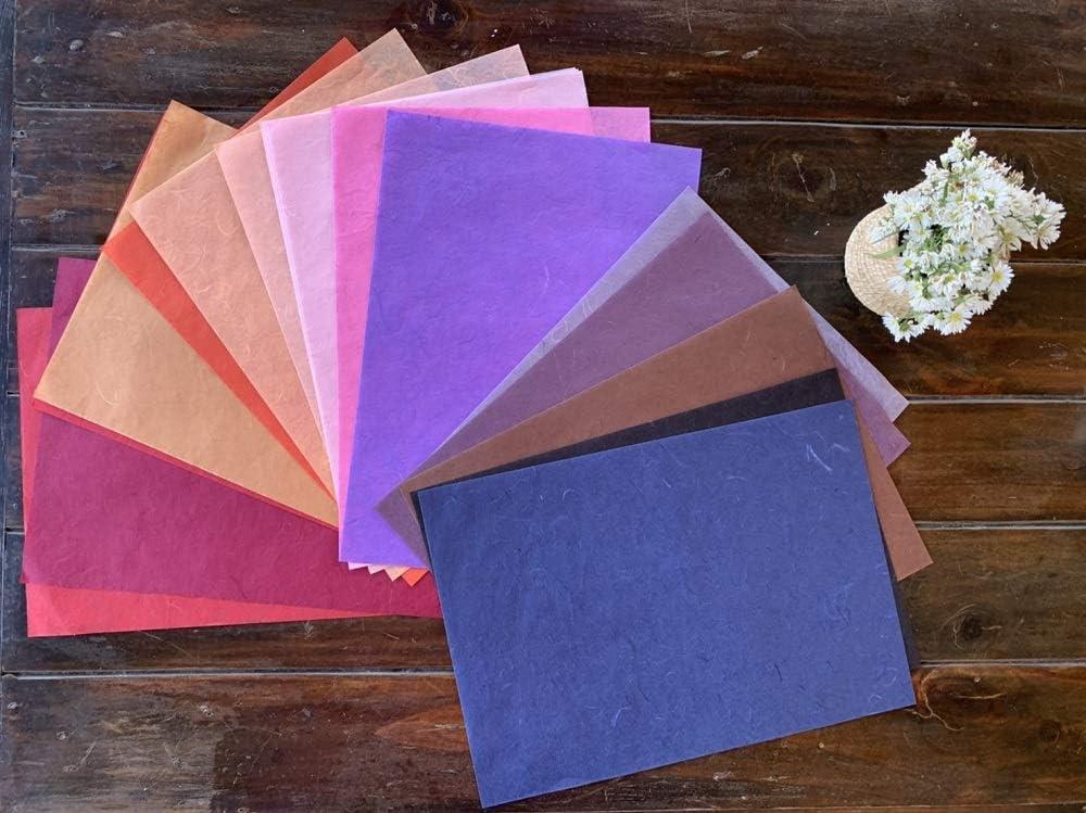 50 Sheets Mixed Colors A4 Sheets Thin Mulberry Paper Sheets Art Tissue  Washi Paper Design Craft Art Origami Suppliers Card Making