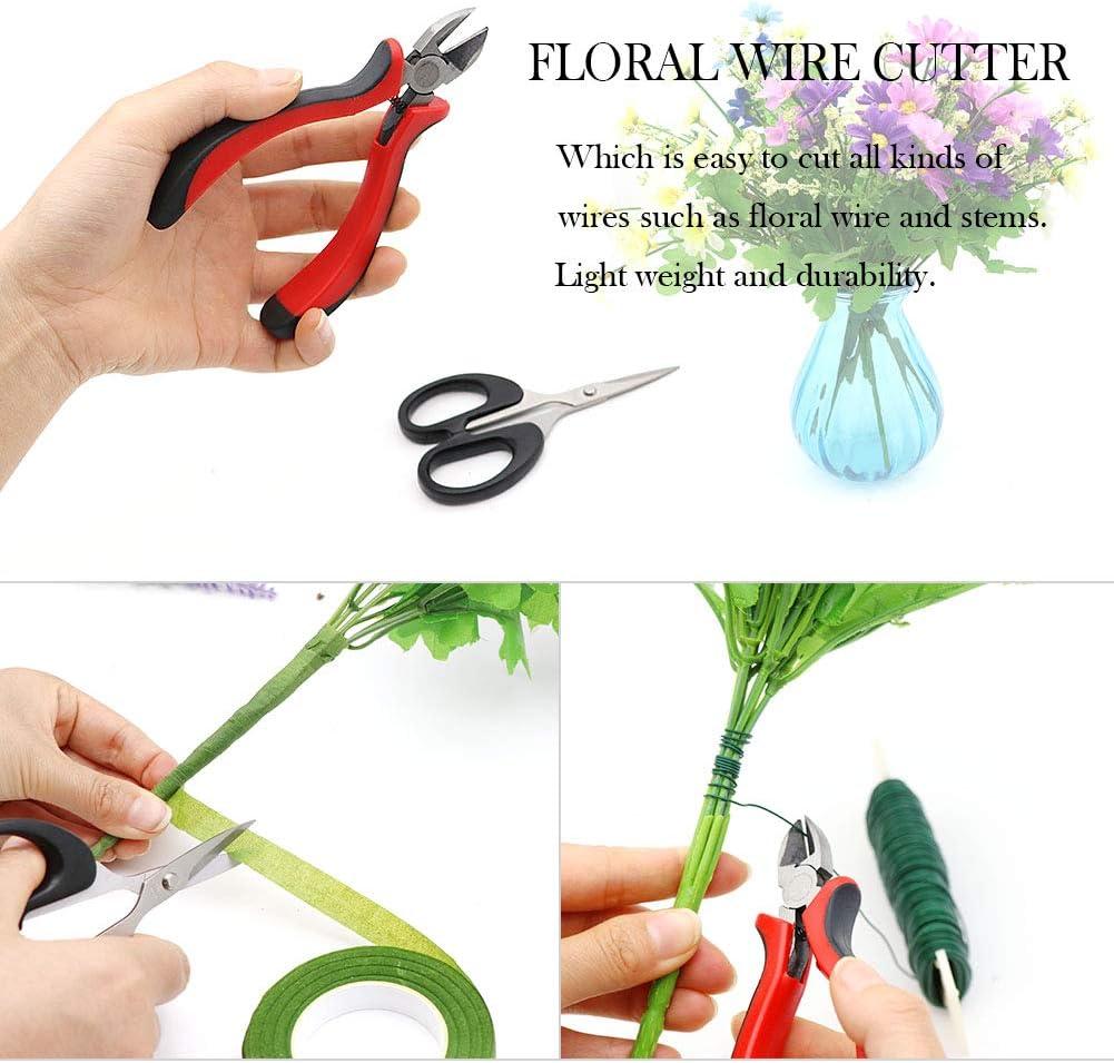 Floral Arrangement Kit Flower Arrangements Supplies Bouquet Stem Wrap  Trimming Scissors Double-Sided Tape Wire Corsage