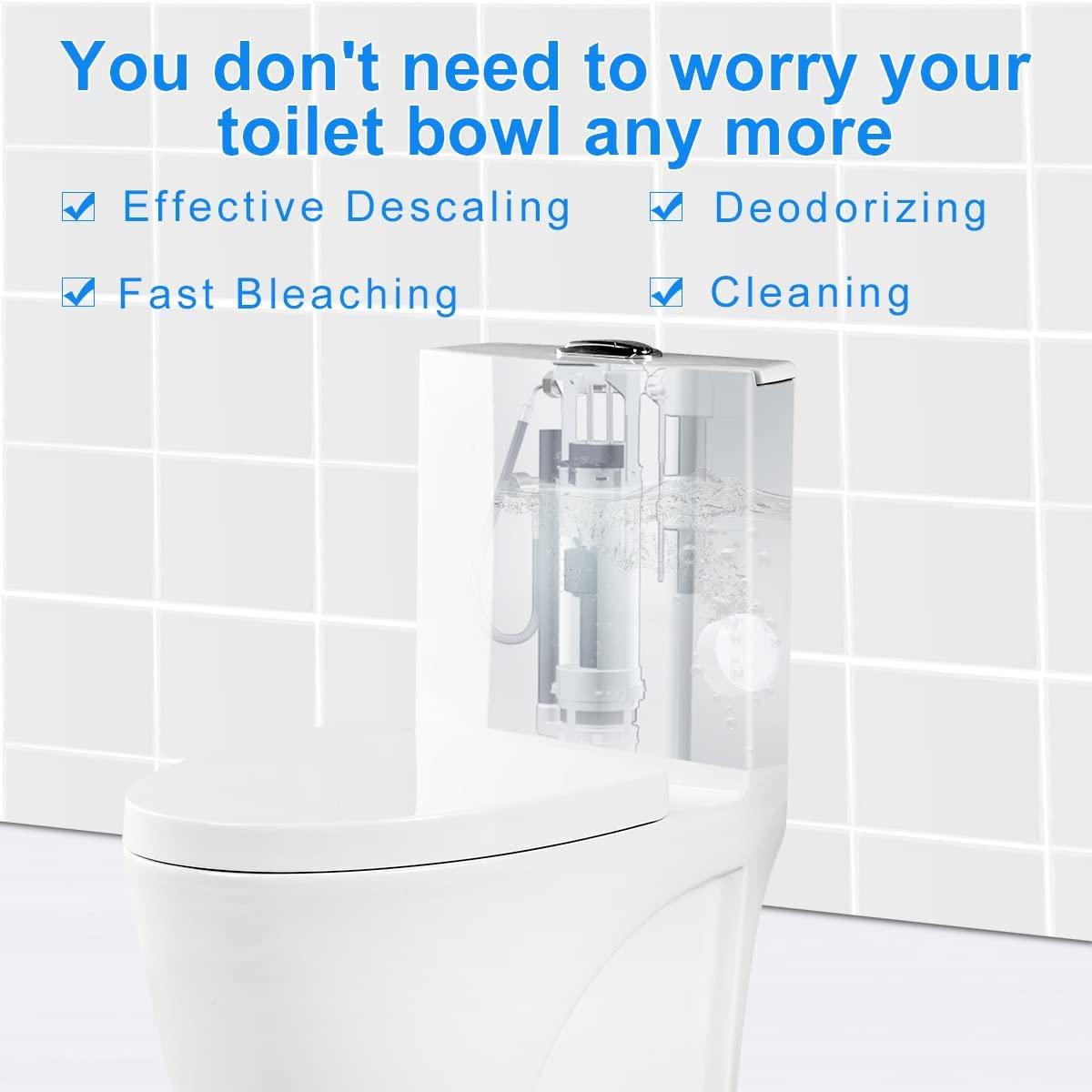 KIISIISO 12Pack Toilet Bowl Cleaner Tablets Automatic Tank Cleaner