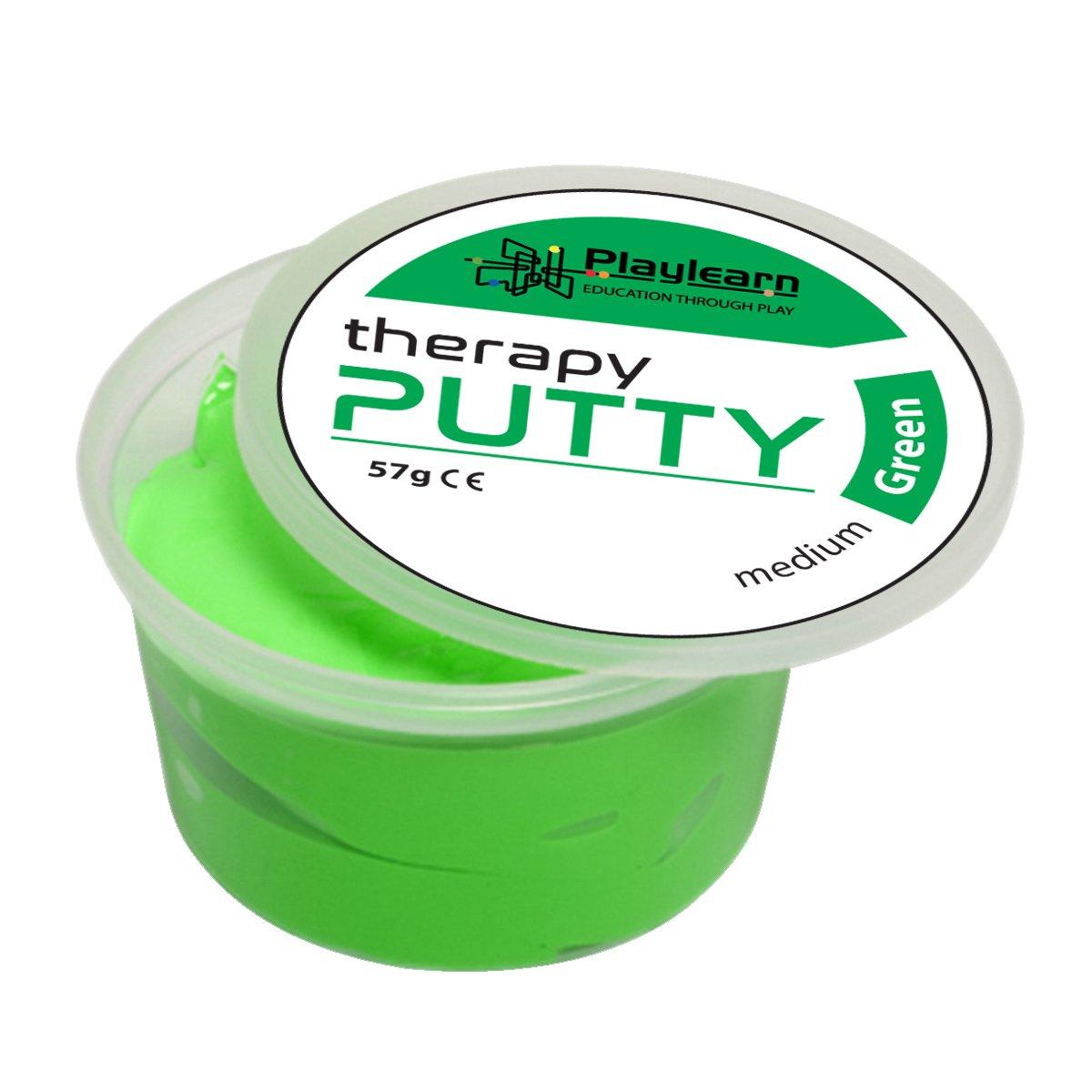 Playlearn Therapy Putty Medium Resistance Squeezable NonToxic Hand