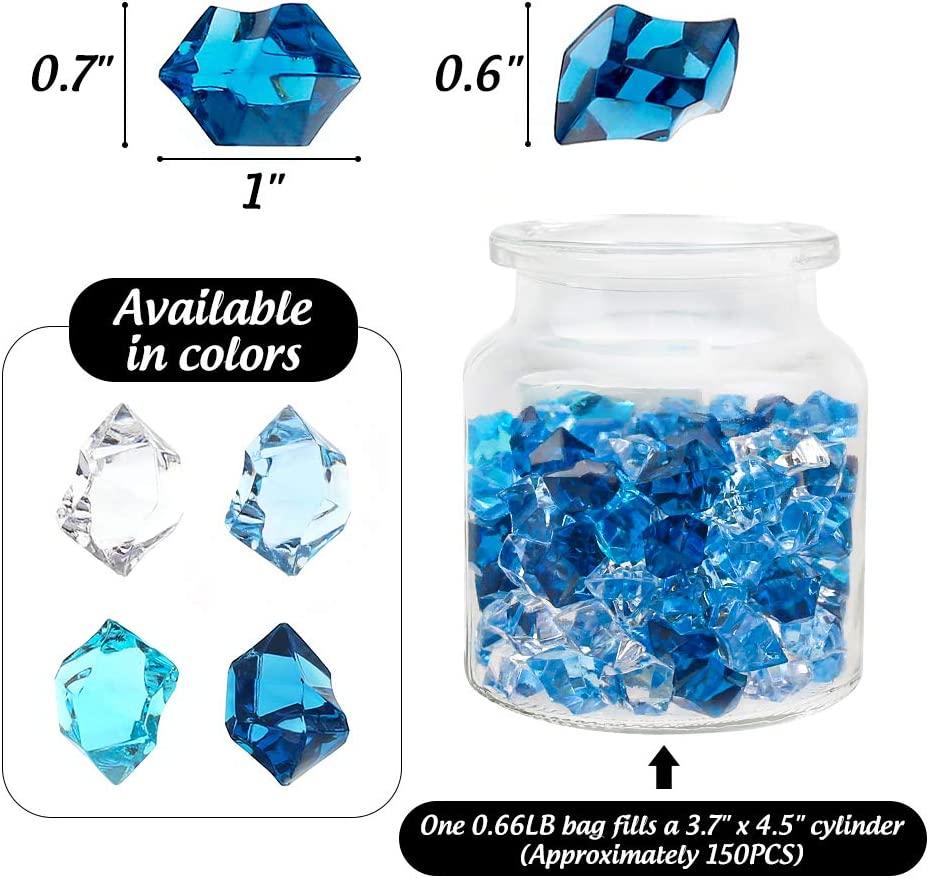 Acrylic Ice Cubes Rocks Fake Diamonds Clear Acrylic Vase Filler - China  Fake Ice and Acrylic Rocks price