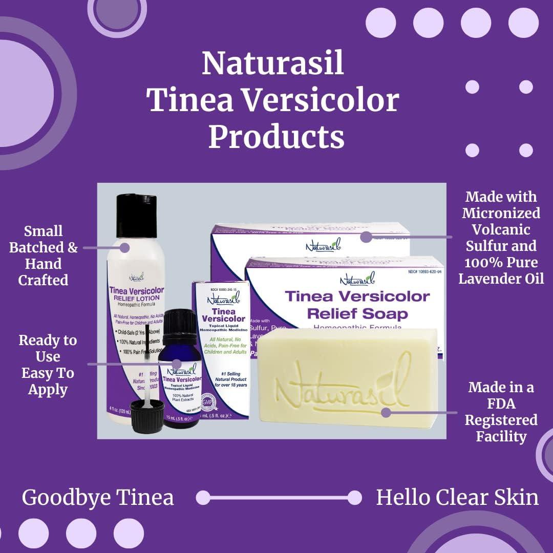 Naturasil Tinea Versicolor Topical Treatment 15mL Eliminate Candida