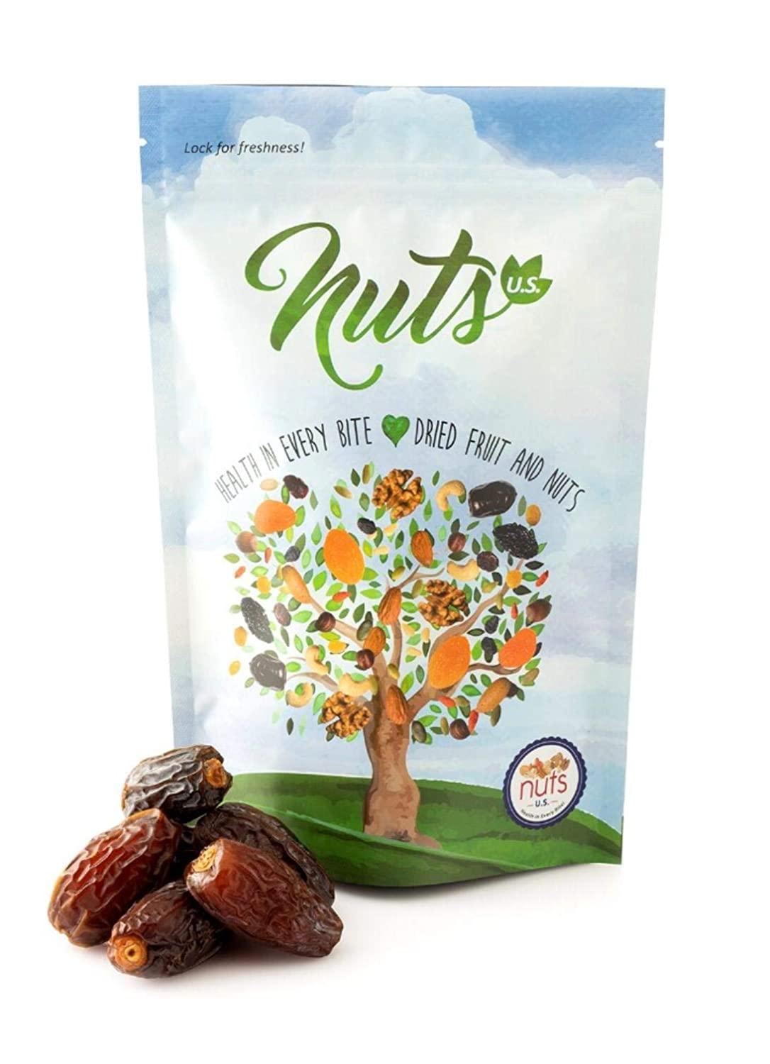NUTS U.S. Organic California Medjool Dates (2 LBS) 2 Pound (Pack of 1)