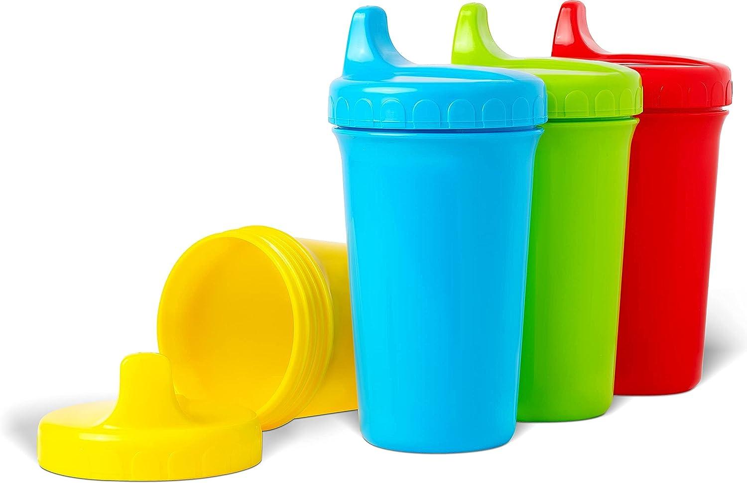 PLASKIDY Kids Cups with Straws and Lids - 4 Pack 12
