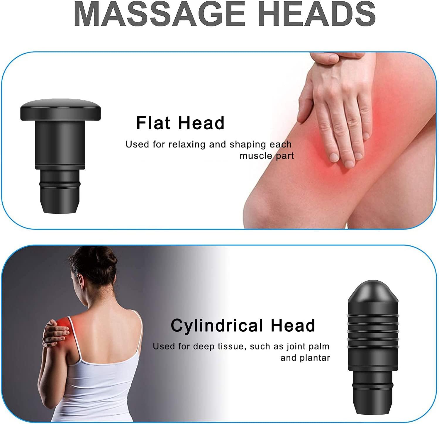 Replaceable Massage Gun Heads for Hypervolt Go - 8 Different Attachments  for Deep Tissue Percussion Massage - Salon Quality Pain Relief - Upgrade  Your Massage Experience | Buy Now with Express International Delivery |  GoSupps.com