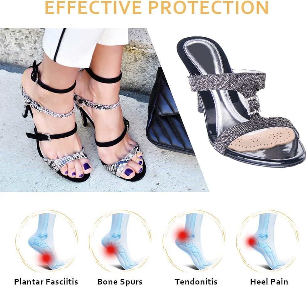 Mtbkeltics 4 Pairs High Heel Inserts Pad Ball of Foot Cushion for Women
