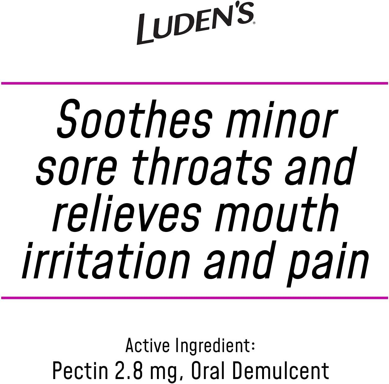 Luden's Pectin Throat Drops 90 Assorted Flavor Oral Demulcents