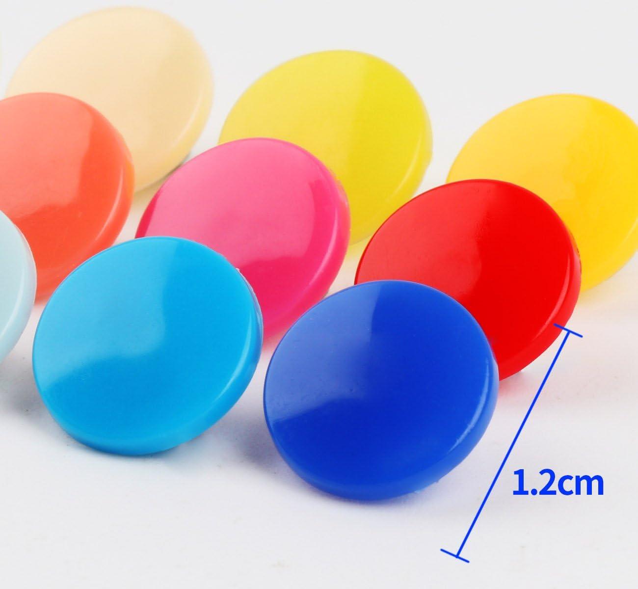 EuTengHao Plastic Snap Buttons No-Sew Snap Fasteners T5 Snaps Tool