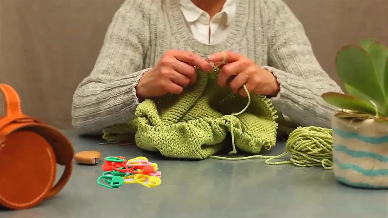 120pcs Locking Stitch Markers Knitting Stitch Counter DIY Craft