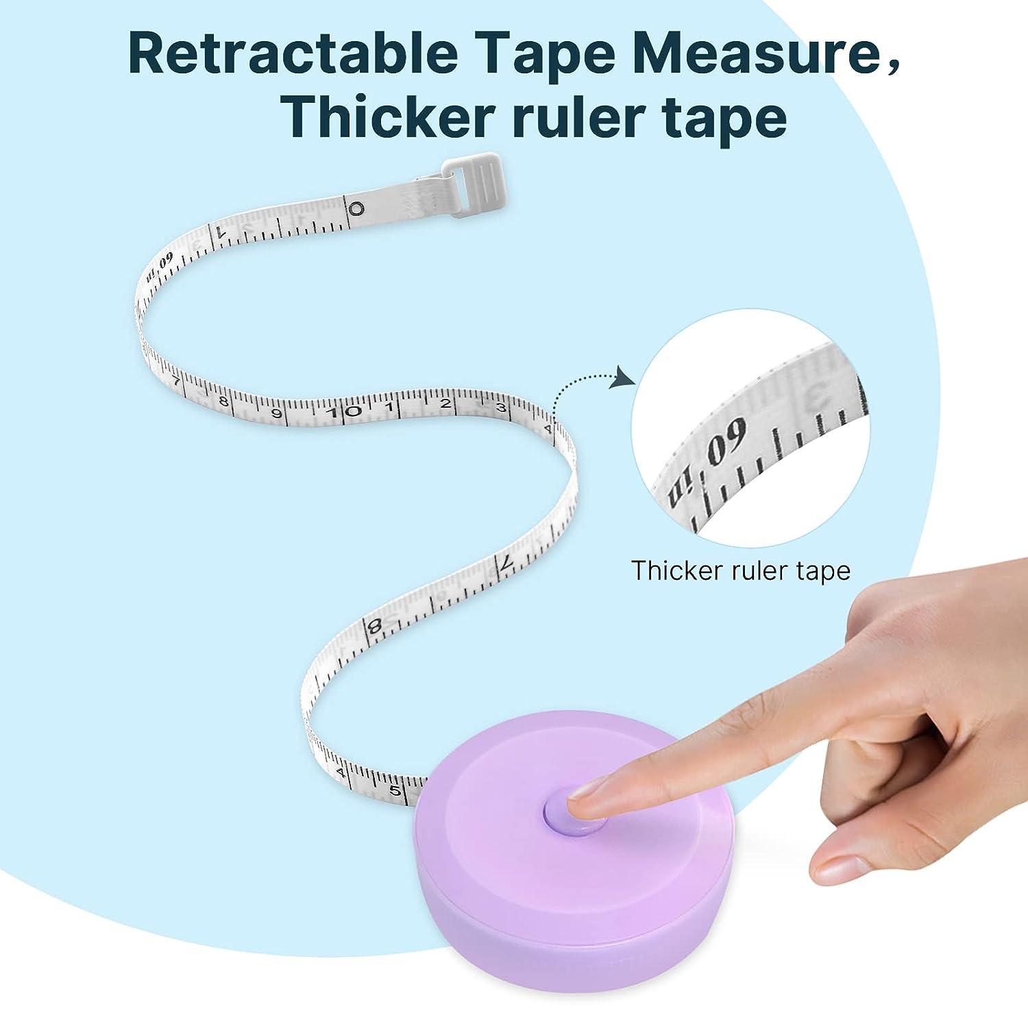 Body Cloth Measuring Ruler, Portable 150cm Cloth Tape Measure Soft  Retractable For Body Cloth Measuring 