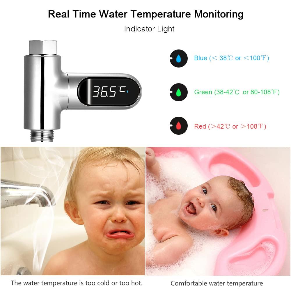 Ailgely LED Digital Shower Thermometer Baby Bath Water Thermometer