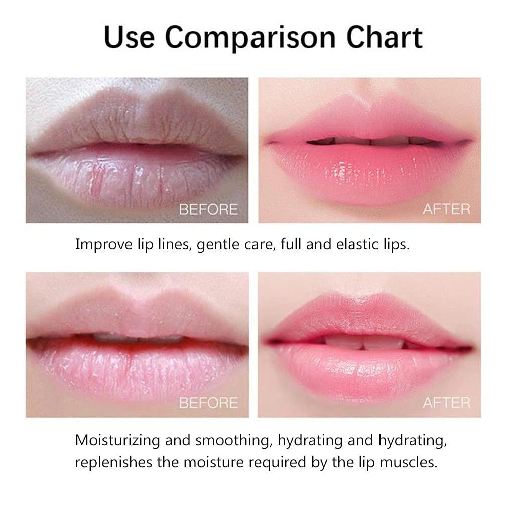 20Pcs Moisturizing Lip Mask, Lip Sleep Mask Reduces Lip Lines and