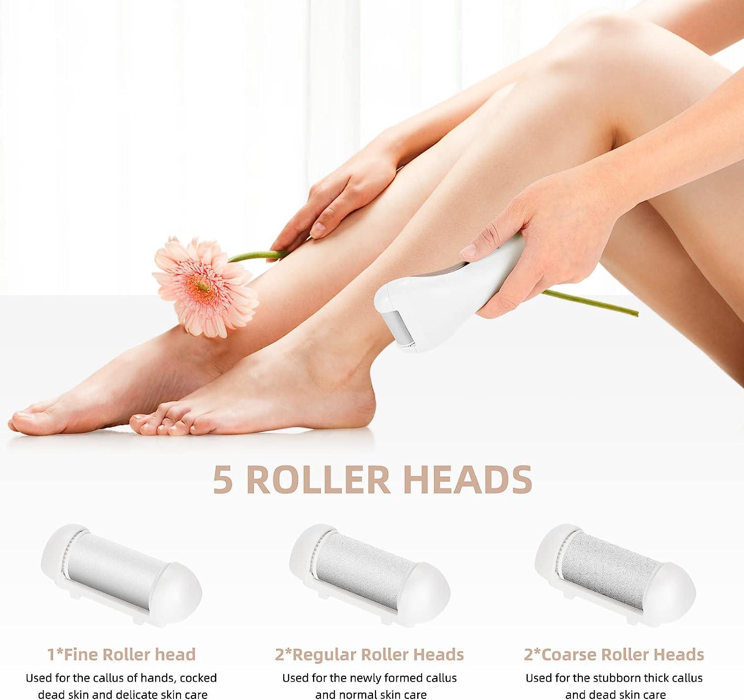Electric Foot File, Usb Rechargeable Feet Callus Remover With 2