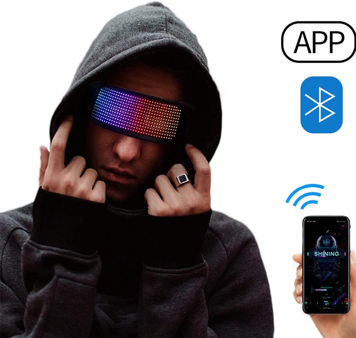 Smart online led glasses