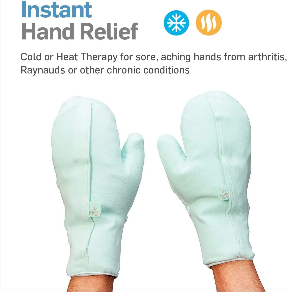 NatraCure Cold Therapy Mittens Small/Medium (for Sore, Aching Hands, Arthritis, Neuropathy
