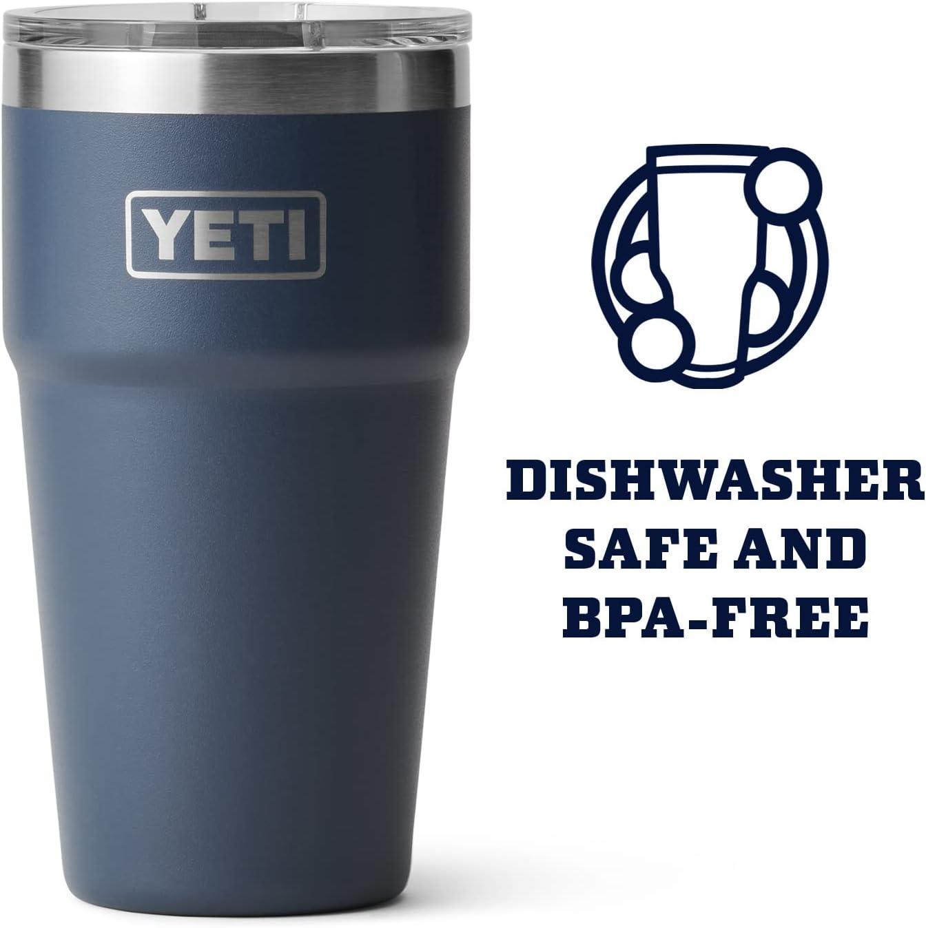 YETI Rambler 16 oz Stackable Pint, Vacuum Insulated, Stainless
