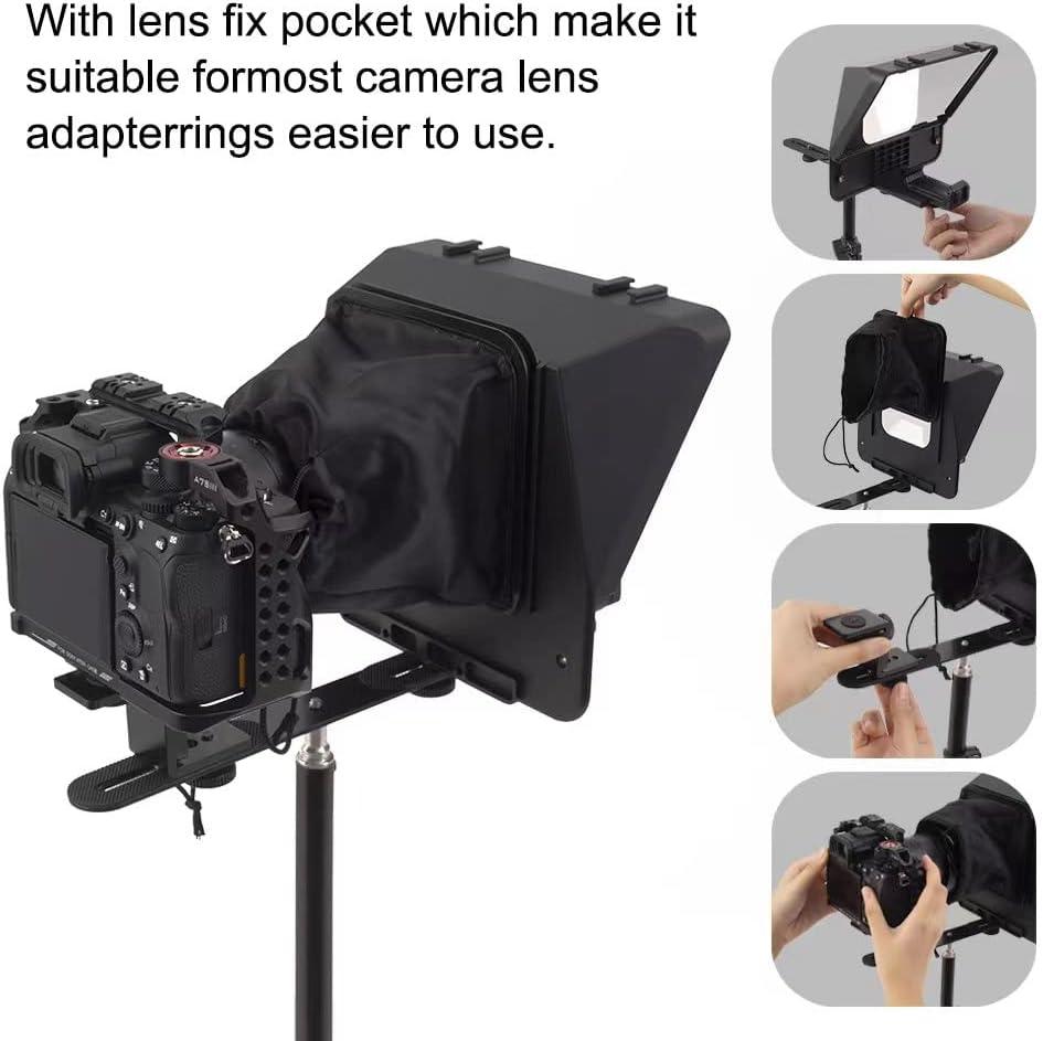 Inmei A10 Teleprompter Portable Smartphone DSLR Camera Teleprompter