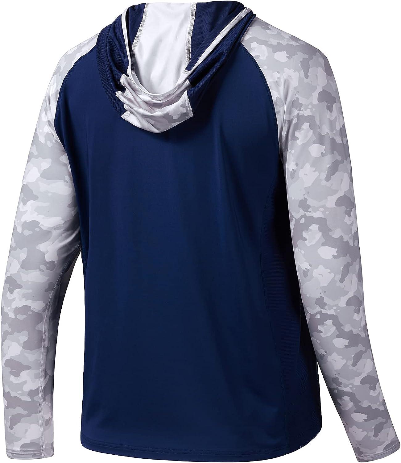 Bassdash UPF 50 Fishing Tee for Men Camo Long Sleeve Shirt Quick Dry Sweatshirts