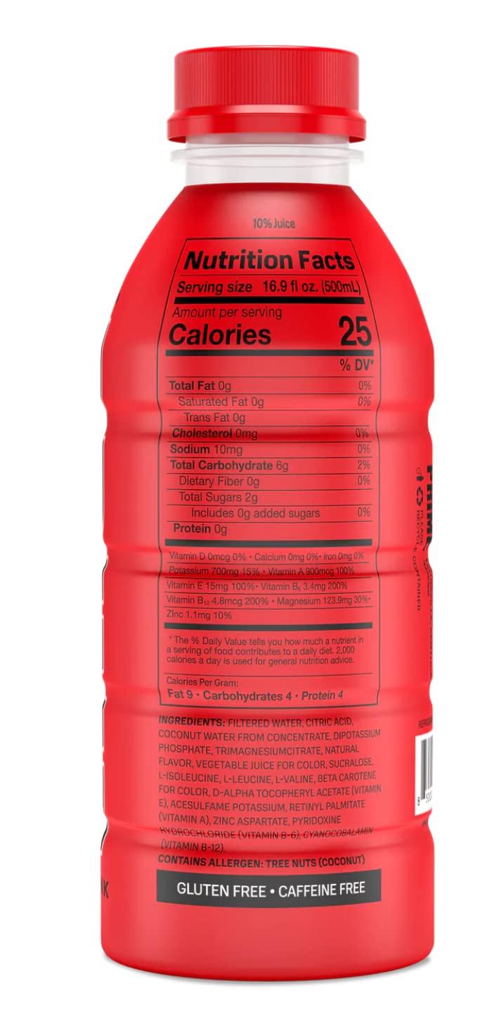 Prime Hydration Drink Variety Pack 16.9 fl oz 7 Pack by Sivint New