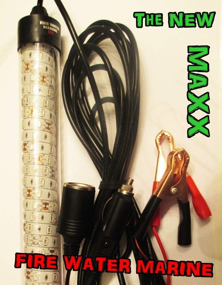 Best* Green Underwater Submersible Fishing Light 300 LED Crappie Squid AC DC