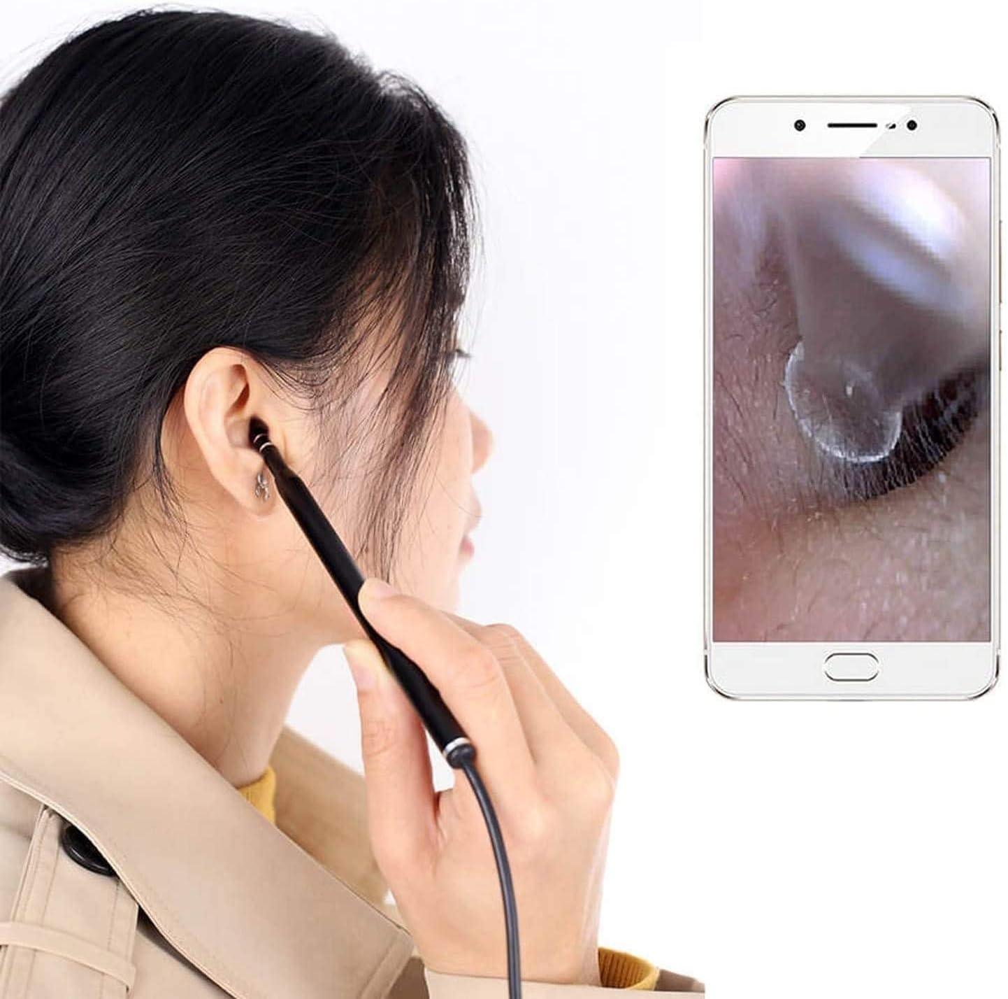 RMENST Ear Wax Removal Earwax Removal Camera with LED Lights HD