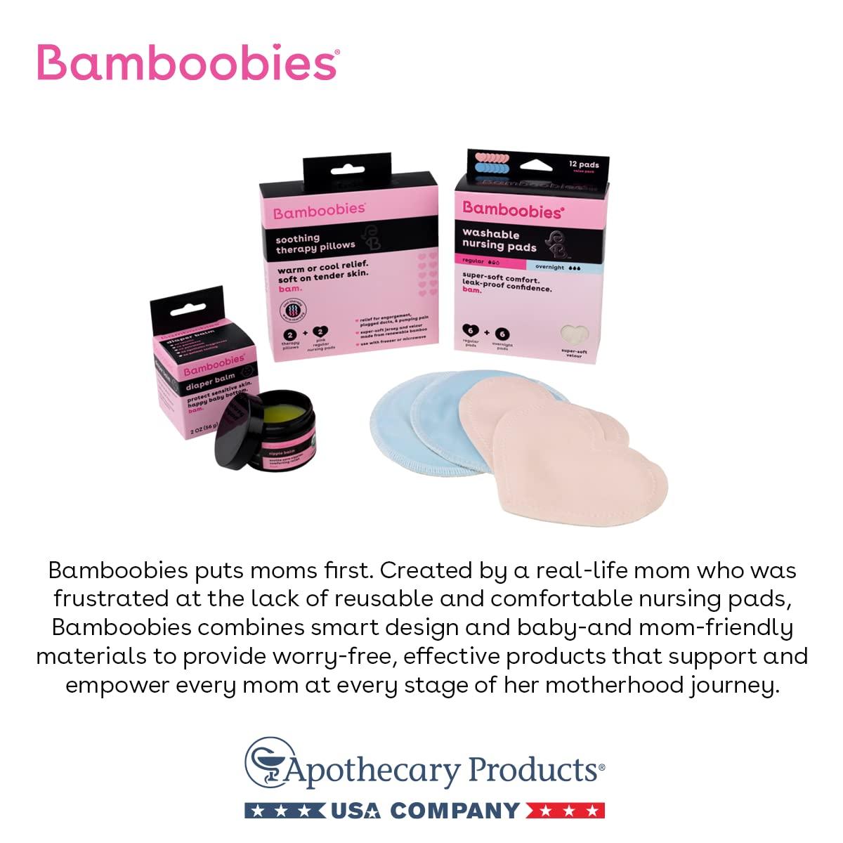 Bamboobies Washable Nursing Pads for Breastfeeding Value Pack, Reusable