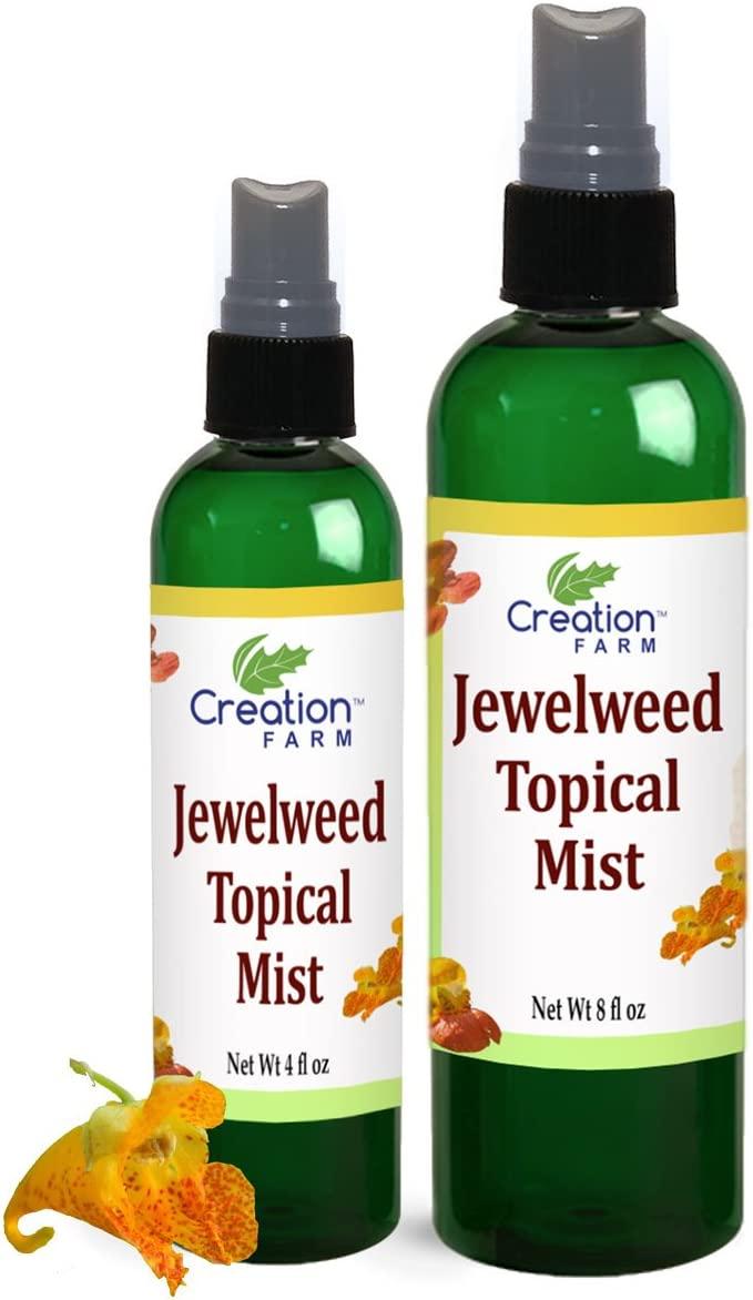 Jewelweed Spray Natural Itchy Skin Relief for Poison Ivy & Oak Rash