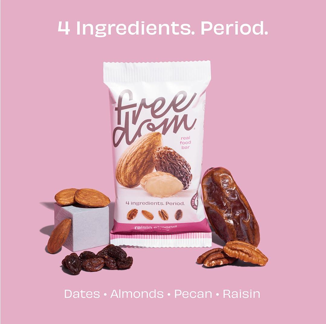 Freedom Bar Healthy Fruit and Nut Bar Variety Pack 12 Pack