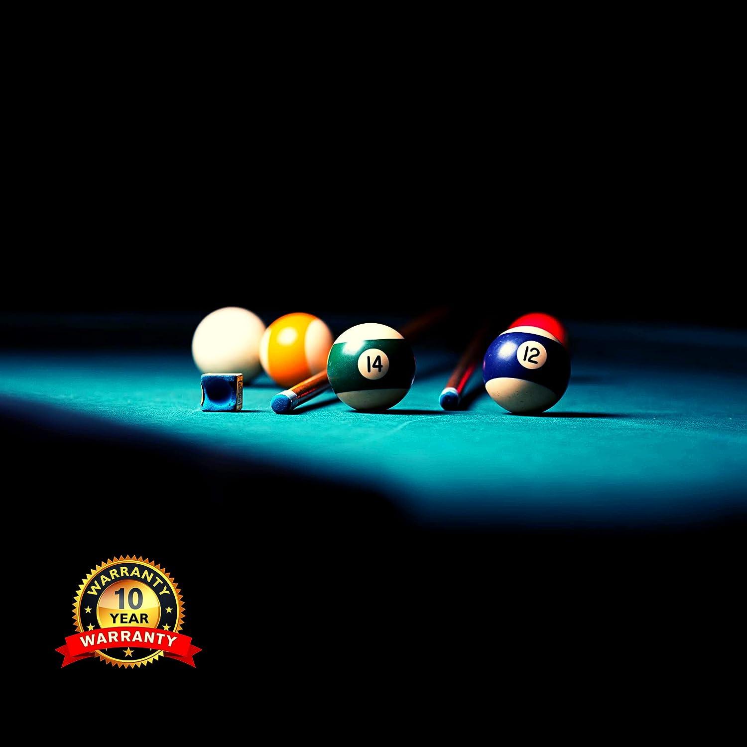 ELITER SPORTS Premium Phenolic Resin 5A Grade Pool Balls Regulation