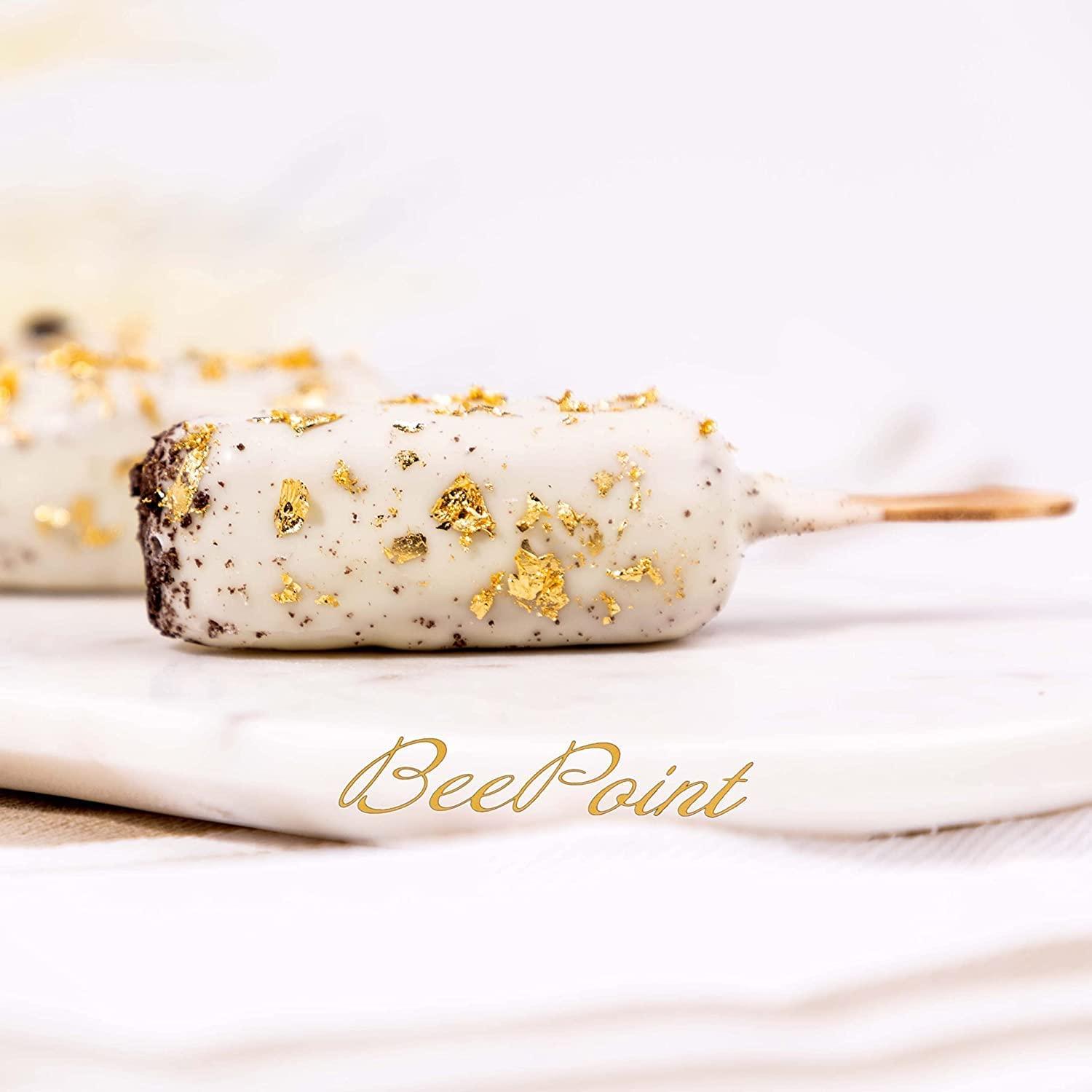 24k Gold Foil Edible Gold Leaf Sheets For Cake Decoration Steak Real Gold  Paper Flake Cooking Drink Food Dessert