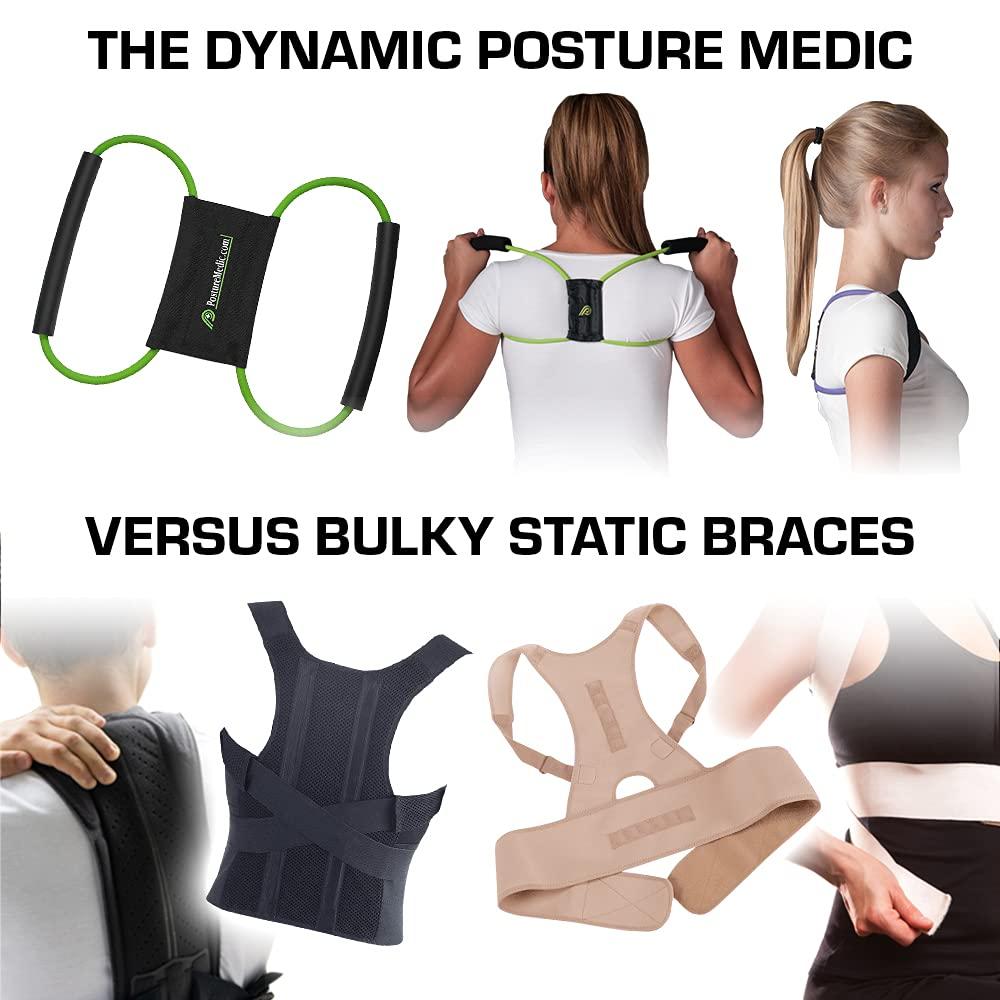 Posture Medic Dynamic Posture Brace for Neck, Upper & Lower Back Long
